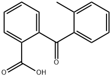 2-(2-メチルベンゾイル)安息香酸 化学構造式