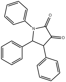 1,4,5-triphenylpyrrolidine-2,3-dione Struktur