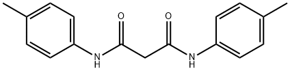 N1,N3-二-对甲苯基丙二酰胺,5469-94-3,结构式