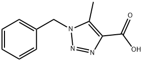 1-苄基-5-甲基-1H-[1,2,3]三唑-4-甲酸, 54698-60-1, 结构式