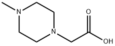 4-甲基-1-哌嗪乙酸, 54699-92-2, 结构式