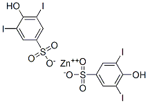 zinc bis(4-hydroxy-3,5-diiodobenzenesulphonate),547-41-1,结构式