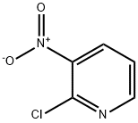 2-クロロ-3-ニトロピリジン 化学構造式