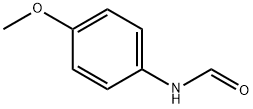 4'-メトキシホルムアニリド 化学構造式