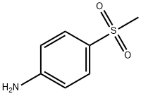 (4-アミノフェニル)(メチル)スルホン 化学構造式