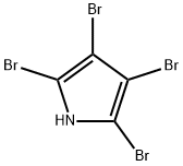 2,3,4,5-テトラブロモ-1H-ピロール 化学構造式