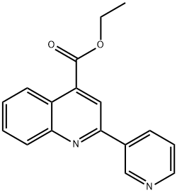 ethyl 2-pyridin-3-ylquinoline-4-carboxylate 结构式