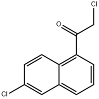 2-chloro-1-(6-chloronaphthalen-1-yl)ethanone,5471-29-4,结构式
