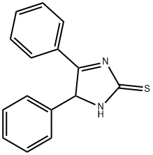 4,5-diphenyl-1,5-dihydroimidazole-2-thione Structure