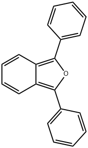 1,3-ジフェニルイソベンゾフラン 化学構造式