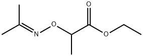 Ethyl 2-(isopropylideneaminooxy)propionate 化学構造式