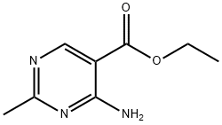 4-氨基-2-甲基-5-嘧啶羧酸乙酯,5472-46-8,结构式
