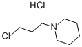 1-(3-クロロプロピル)ピペリジン·塩酸塩 化学構造式