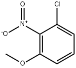 1-クロロ-3-メトキシ-2-ニトロベンゼン 化学構造式