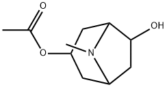 3-Acetoxy-8-methyl-8-azabicyclo[3.2.1]octane-6-ol 结构式