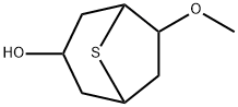 6-Methoxy-8-thiabicyclo[3.2.1]octan-3-ol 结构式