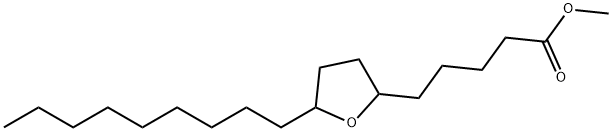 Tetrahydro-5-nonylfuran-2-pentanoic acid methyl ester Structure