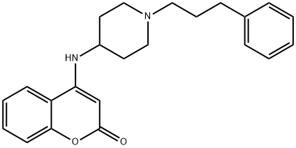 4-[[1-(3-phenylpropyl)-4-piperidyl]amino]-2-benzopyrone|