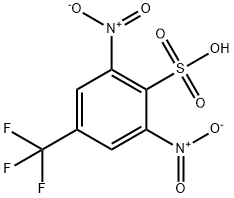 2,6-dinitro-4-trifluoromethylbenzenesulfonic acid Structure