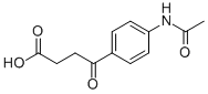 3-(4-ACETYLAMINOBENZOYL)PROPANOIC ACID 化学構造式