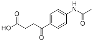 3-(4-ACETYLAMINOBENZOYL)PROPANOIC ACID Struktur