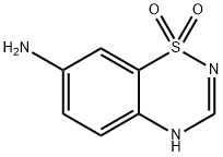 7-氨基-4H-苯并[E][1,2,4]噻二嗪1,1-二氧化物, 54734-88-2, 结构式