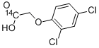 2,4-DICHLOROPHENOXYACETIC ACID-CARBOXY-14C Structure