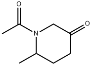 1-Acetyl-6-methyl-3-piperidinone Struktur