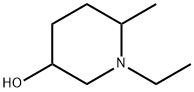 1-エチル-6-メチル-3-ピペリジノール 化学構造式