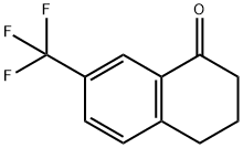 7-三氟甲基-1-四氢萘酮 结构式