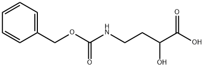2-HYDROXY-4-BENZYLOXYCARBONYLAMINE BUTANOIC ACID Struktur