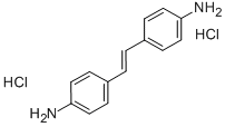 4,4'-二氨基二苯乙烯二盐酸盐 结构式
