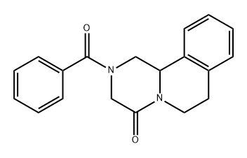 2-BENZYL-1,2,3,6,7,11B-HEXAHYDRO-4H-PYRAZION[2,1-A] ISOQUINOLINE-4-ONE Struktur