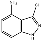 4-AMINO-3-CHLORO (1H)INDAZOLE Struktur