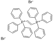 1,2-エテンジイルビス[トリフェニルホスホニウム]・2ブロミド 化学構造式