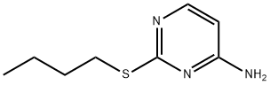 2-(Butylthio)-4-pyrimidinamine Struktur