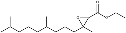 ethyl 3-(4,8-dimethylnonyl)-3-methyloxirane-2-carboxylate Structure