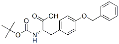L-チロシン-N-T-BOC, O-ベンジルエステル-15N 化学構造式