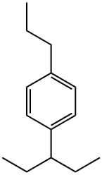 1-(1-Ethylpropyl)-4-propylbenzene Struktur