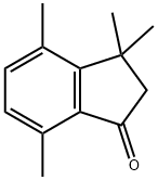 2,3-Dihydro-3,3,4,7-tetramethyl-1H-inden-1-one Struktur