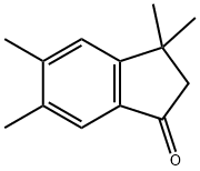 3,3,5,6-Tetramethyl-1-indanone Struktur