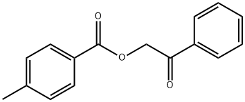 4-Methylbenzoic acid phenacyl ester Structure