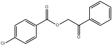 4-Chlorobenzoic acid phenacyl ester Struktur