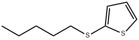 2-(ペンチルチオ)チオフェン 化学構造式