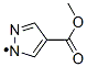 1H-Pyrazol-1-yl, 4-(methoxycarbonyl)- (9CI) Struktur