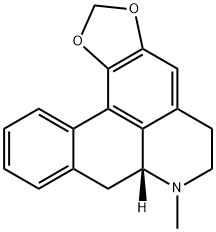 [7aR,(-)]-6,7,7a,8-テトラヒドロ-7-メチル-5H-ベンゾ[g]-1,3-ベンゾジオキソロ[6,5,4-de]キノリン 化学構造式