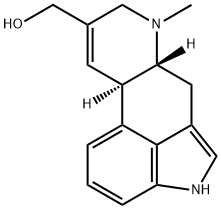8,9-ジデヒドロ-6-メチルエルゴリン-8-メタノール 化学構造式