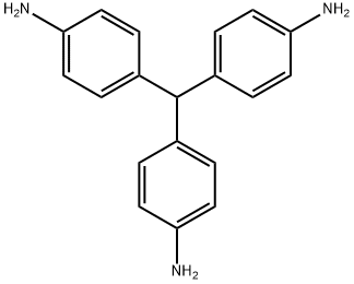 4,4',4''-(メタントリイル)トリスアニリン 化学構造式