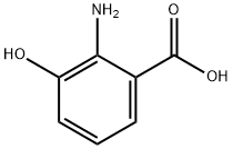 3-羟基-2-氨基苯甲酸, 548-93-6, 结构式