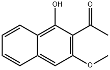 1-(1-Hydroxy-3-methoxy-2-naphtyl)ethanone Structure